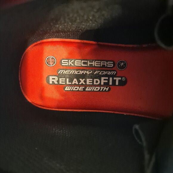 Skechers Women's 8.5W Workshire Peril Steel Toe Work Boot 76561W Black Leather - Picture 13 of 14